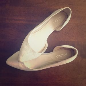 Aldo // 7 // nude d’orsay flats